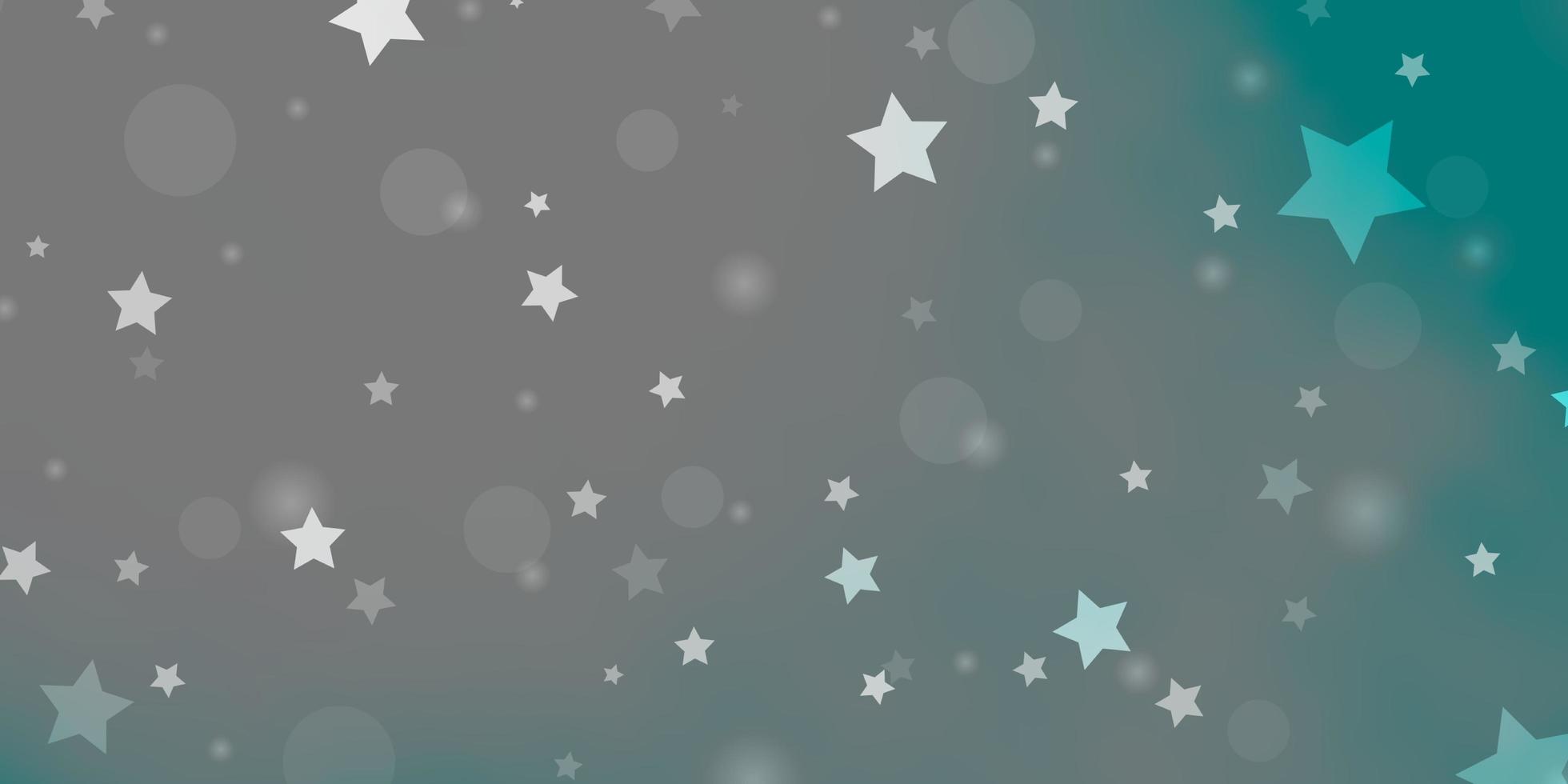 texture vecteur vert bleu clair avec des étoiles de cercles