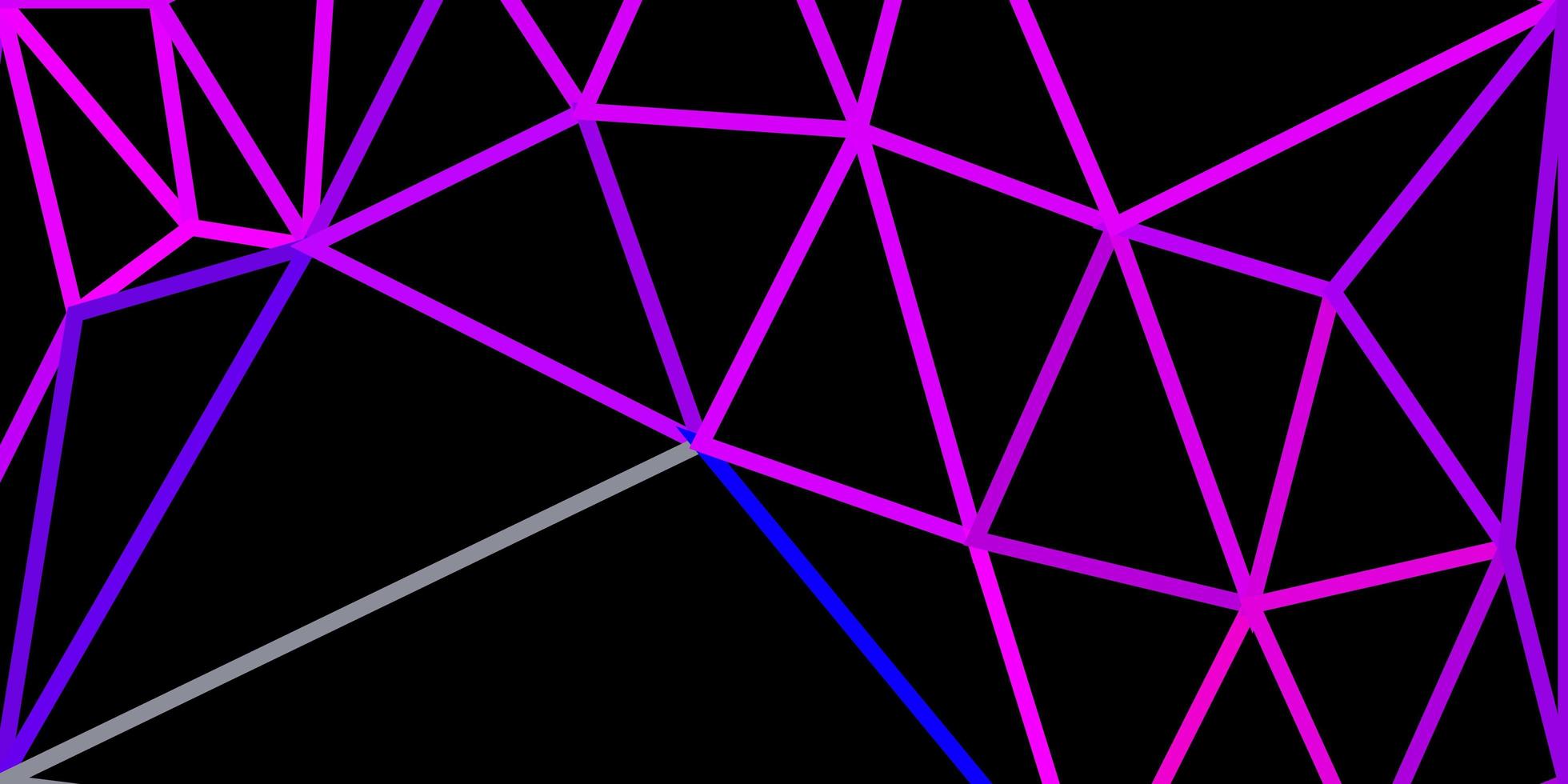 fond d'écran de polygone dégradé vecteur violet foncé