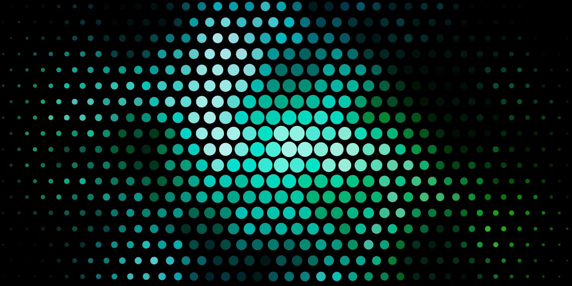 fond de vecteur vert bleu foncé avec un design décoratif abstrait de cercles dans un style dégradé avec un design de bulles pour des bannières d'affiches