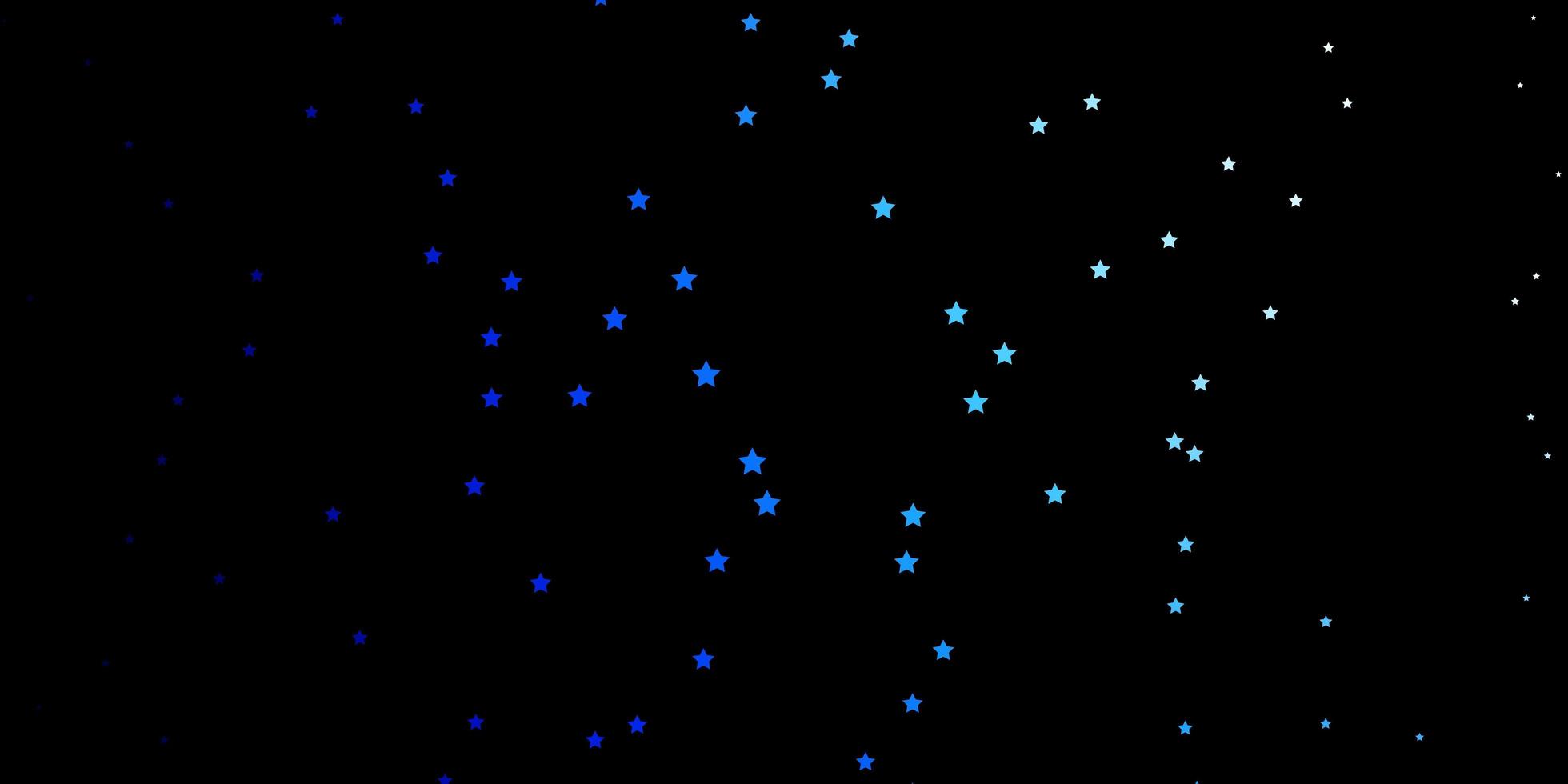 texture vecteur bleu foncé avec de belles étoiles illustration décorative avec des étoiles sur le thème du modèle abstrait pour les téléphones portables