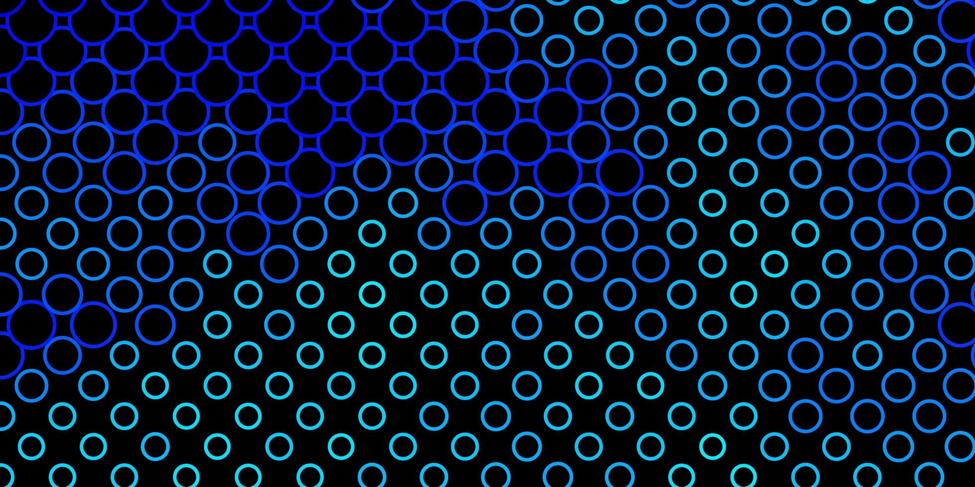 texture vecteur bleu foncé avec illustration abstraite de cercles avec des taches colorées dans la conception de style nature pour vos publicités