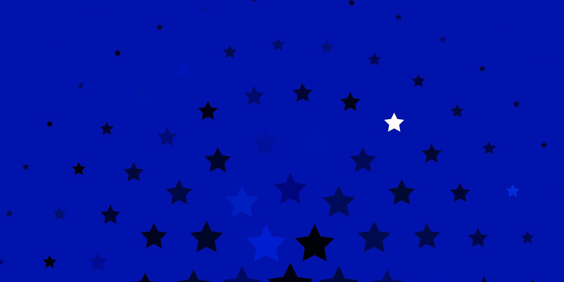 disposition vectorielle bleu clair avec des étoiles brillantes illustration colorée avec thème abstrait étoiles dégradé pour téléphones portables vecteur