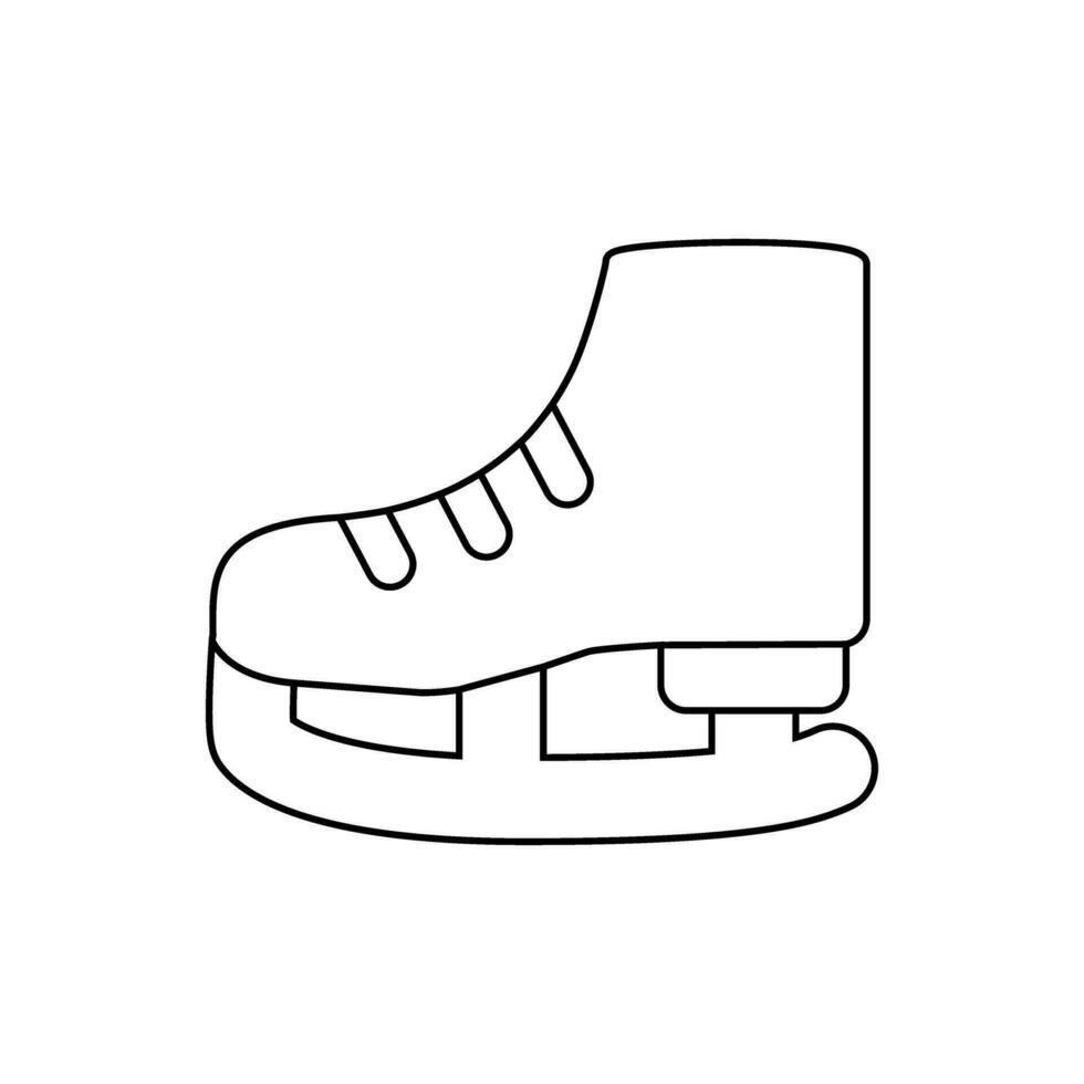 patins icône vecteur. le hockey illustration signe. sport symbole ou logo. vecteur