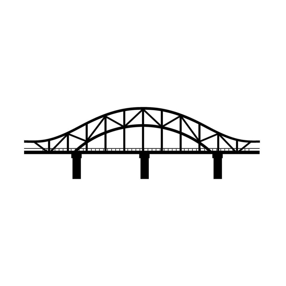 pont icône vecteur. architecture illustration signe. construction symbole ou logo. vecteur