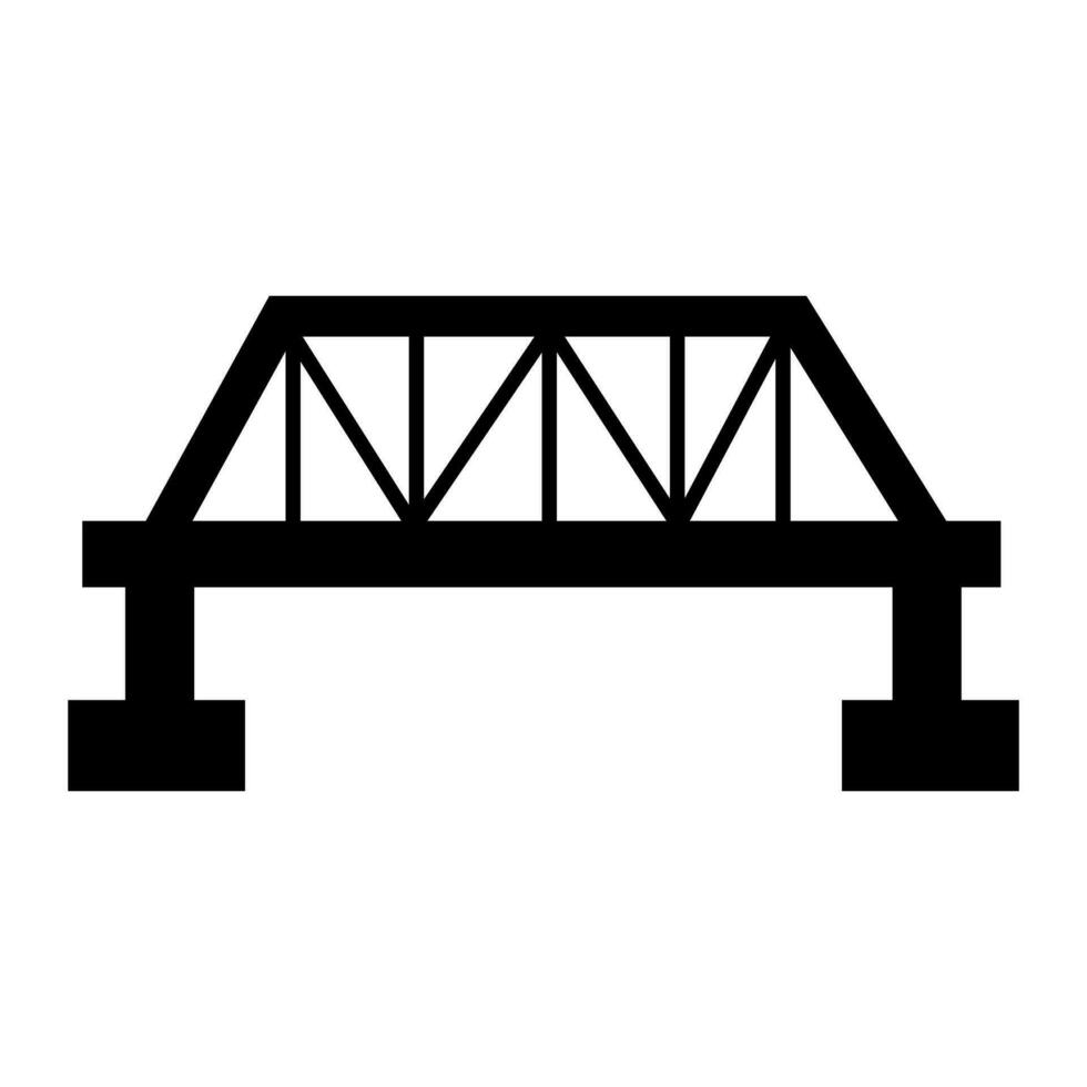 pont icône vecteur. architecture illustration signe. construction symbole ou logo. vecteur