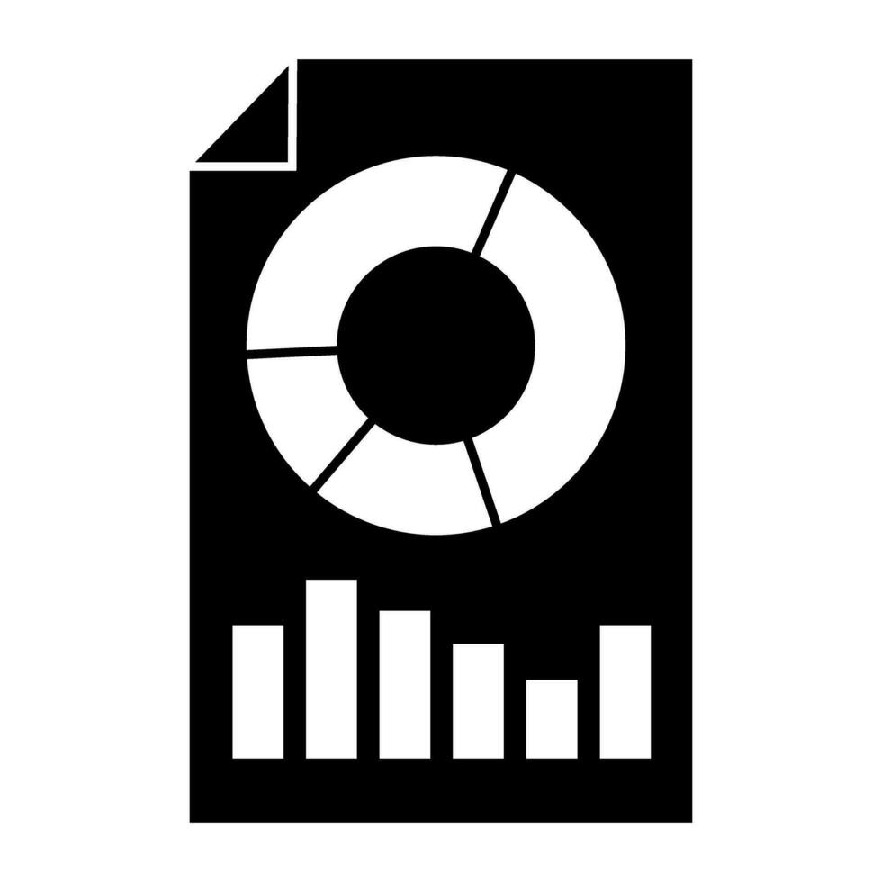 vecteur d'icône d'analyse financière. signe d'illustration de l'économie. symbole d'analyse.