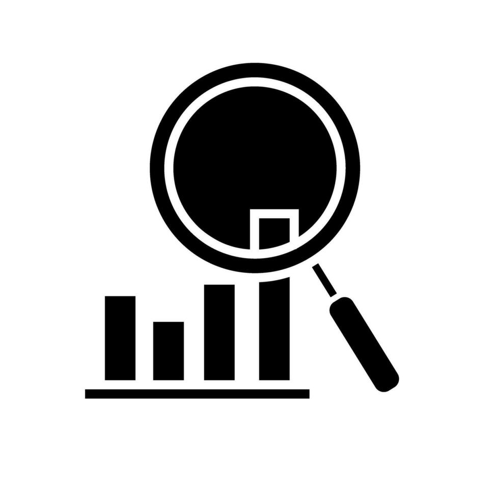 la finance icône vecteur. une analyse illustration signe. analytique symbole. vecteur