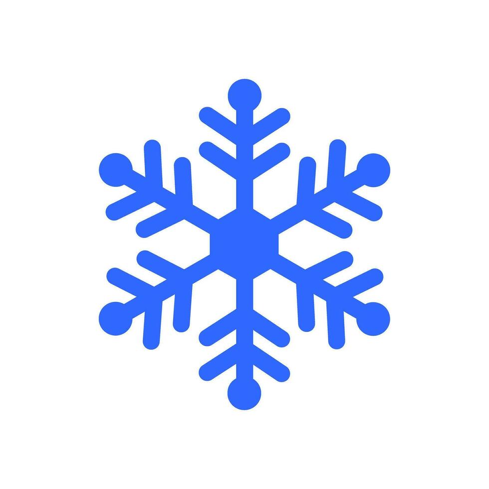 flocon de neige icône vecteur. hiver illustration signe. neige symbole. Nouveau année logo. vecteur