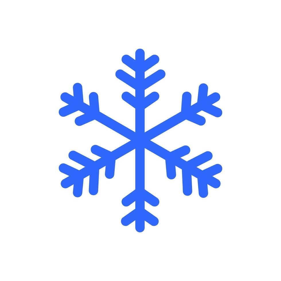 flocon de neige icône vecteur. hiver illustration signe. neige symbole. Nouveau année logo. vecteur