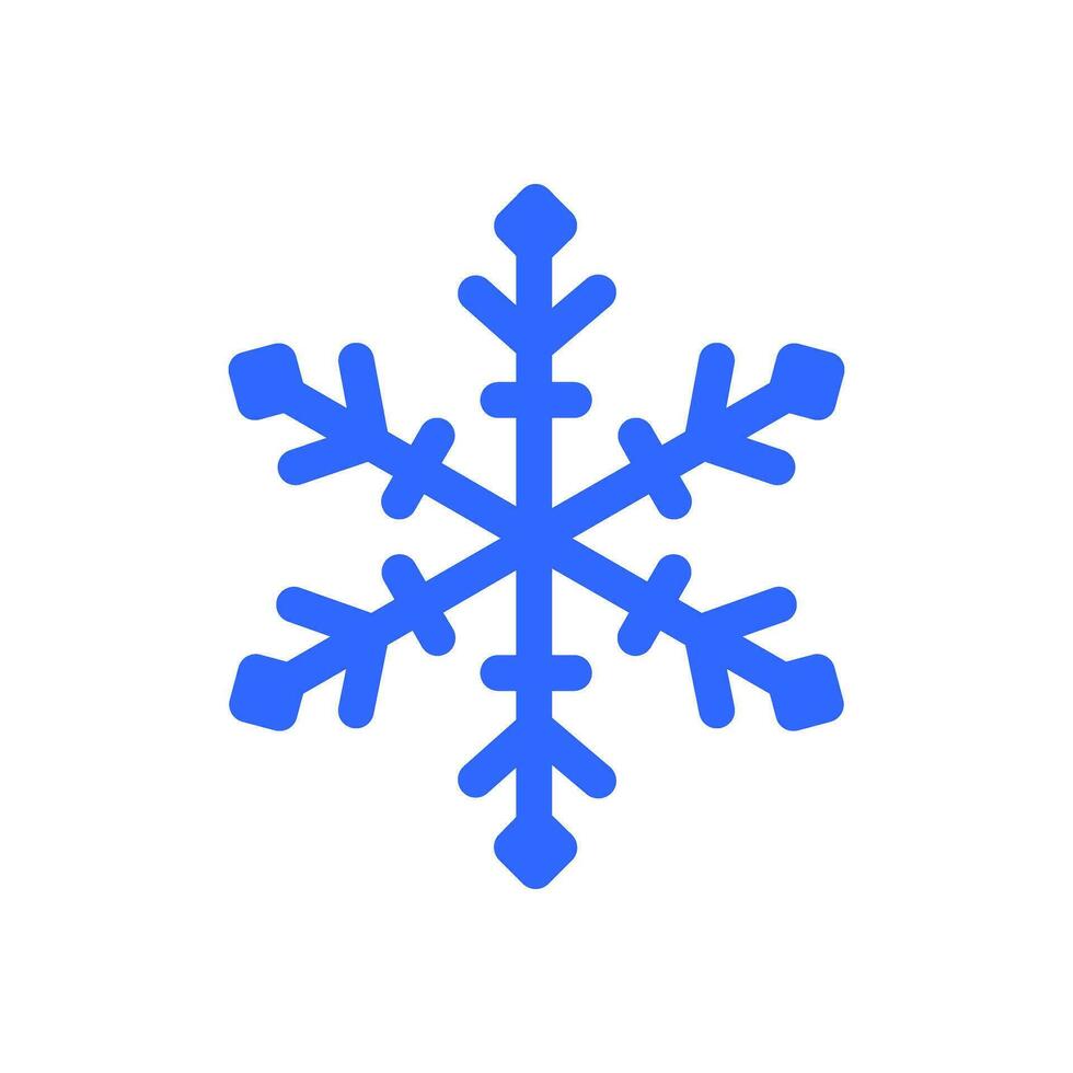 flocon de neige icône vecteur. hiver illustration signe. neige symbole. Nouveau année logo. vecteur