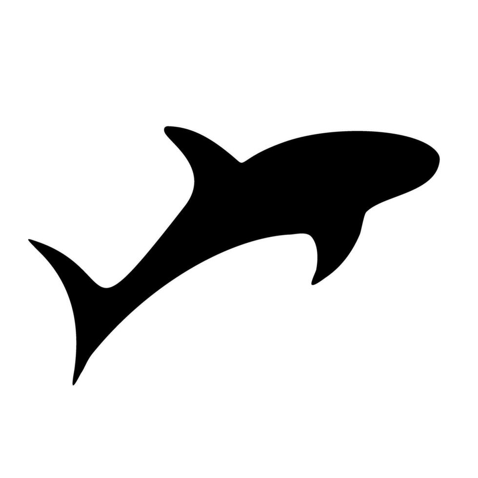 requin icône vecteur. mer la vie illustration signe. poisson symbole ou logo. vecteur