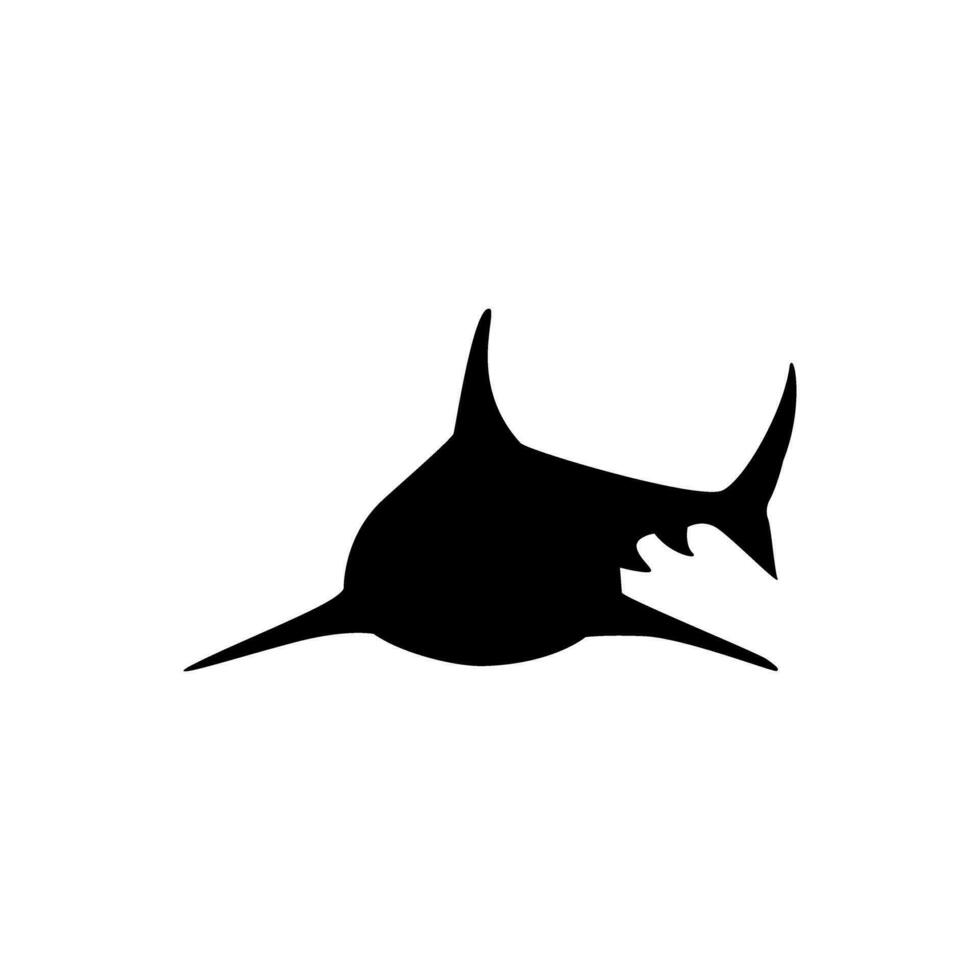 requin icône vecteur. mer la vie illustration signe. poisson symbole ou logo. vecteur