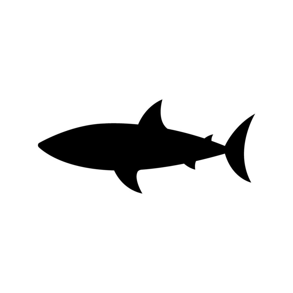 requin icône vecteur. mer la vie illustration signe. poisson symbole ou logo. vecteur