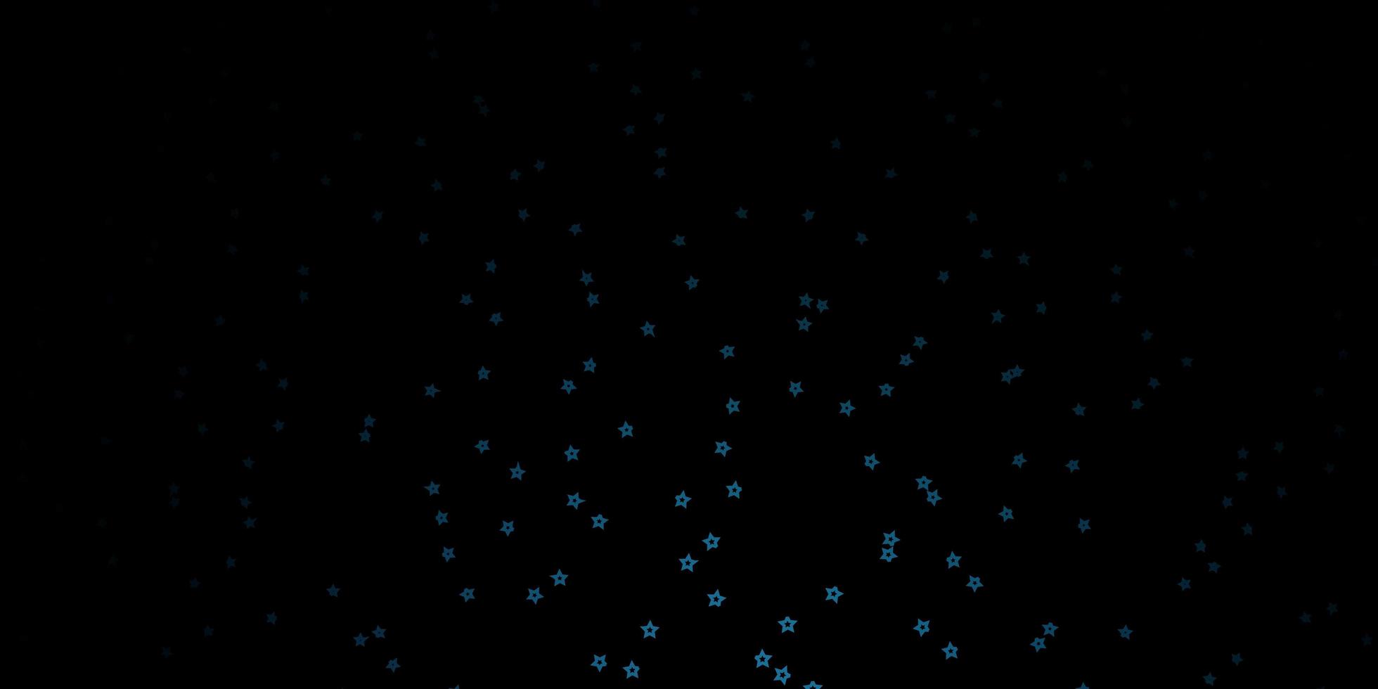 texture vecteur bleu foncé avec de belles étoiles illustration colorée avec thème abstrait étoiles dégradé pour téléphones portables