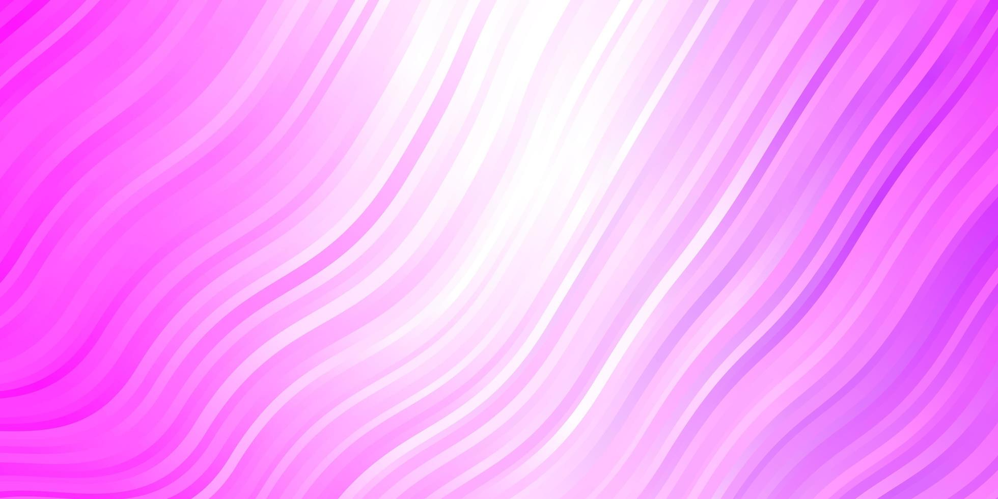 motif vectoriel rose violet clair avec des lignes tordues illustration abstraite colorée avec motif de courbes dégradées pour les publicités publicitaires