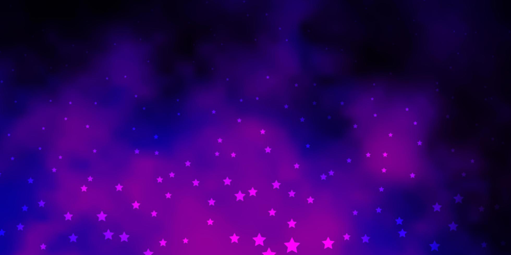 motif vectoriel violet foncé avec des étoiles abstraites illustration abstraite géométrique moderne avec des étoiles design pour la promotion de votre entreprise