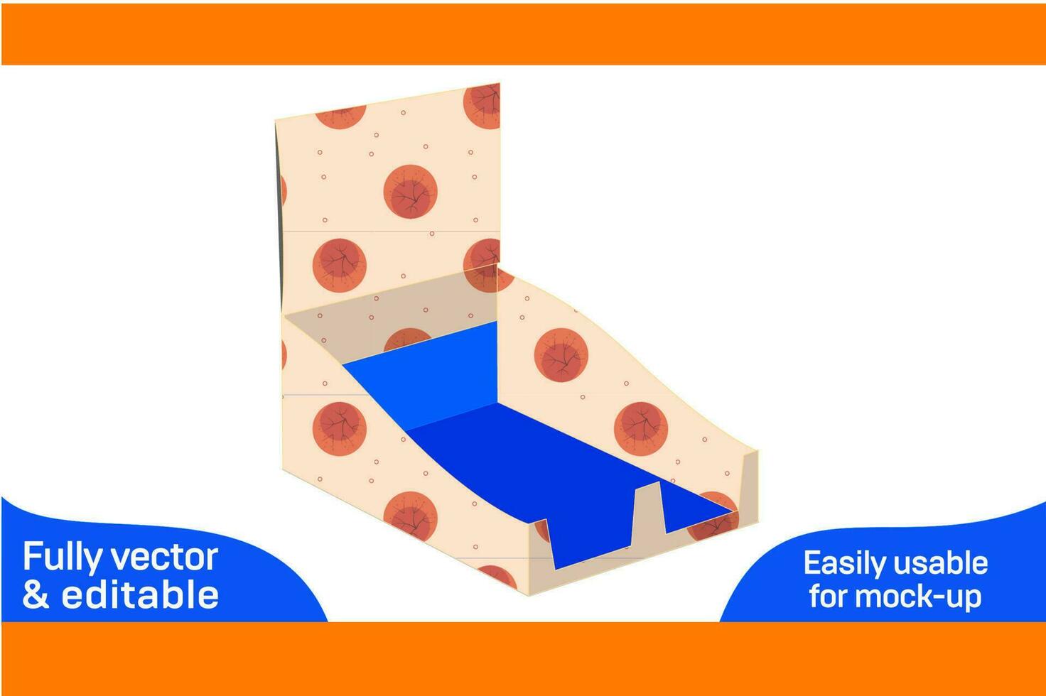 pop boîte dieline modèle et 3d vecteur déposer, facilement modifiable et redimensionnable 3d boîte