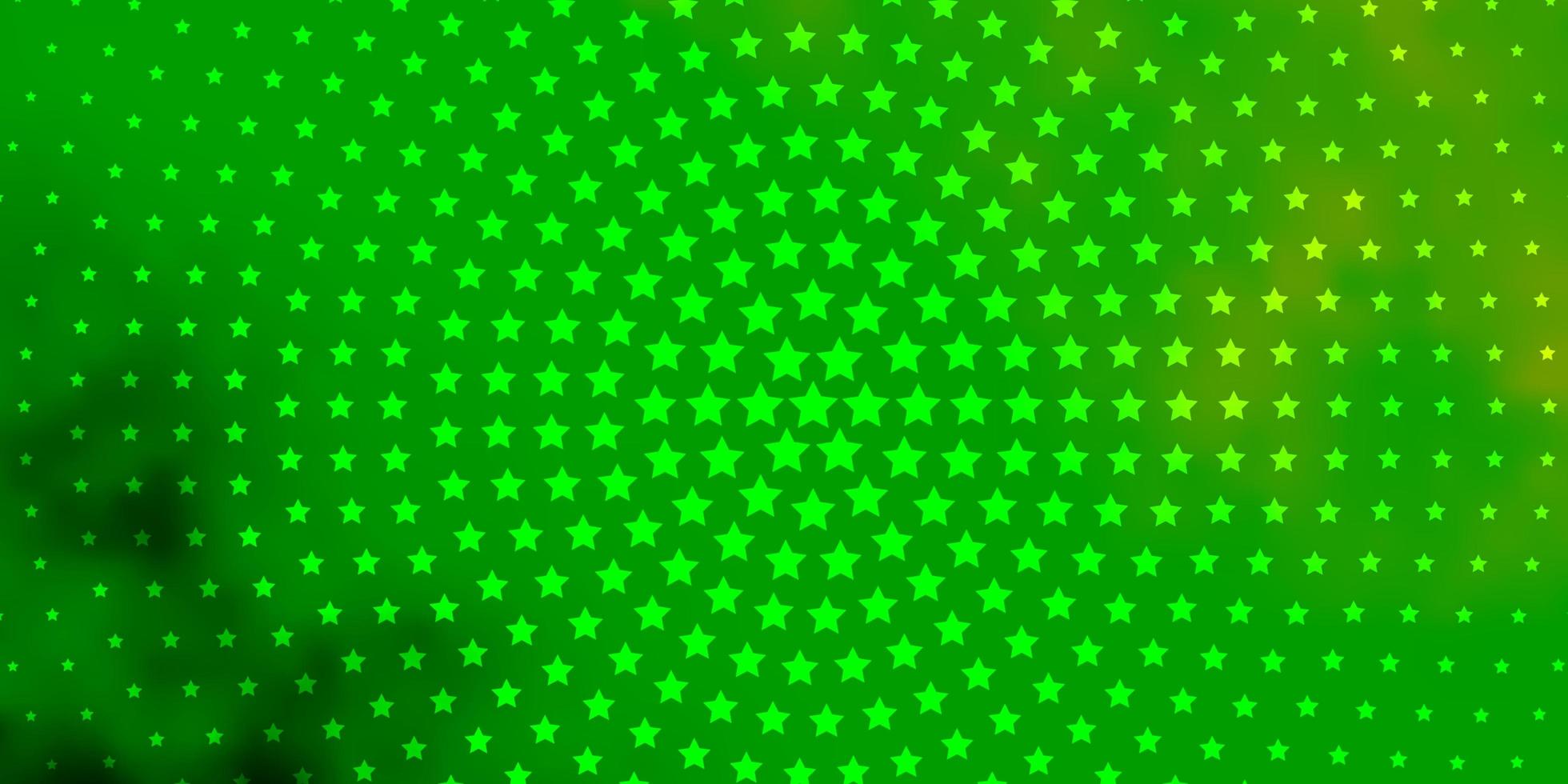 fond de vecteur jaune vert clair avec des étoiles colorées illustration décorative avec des étoiles sur un modèle de modèle abstrait pour les pages de destination des sites Web