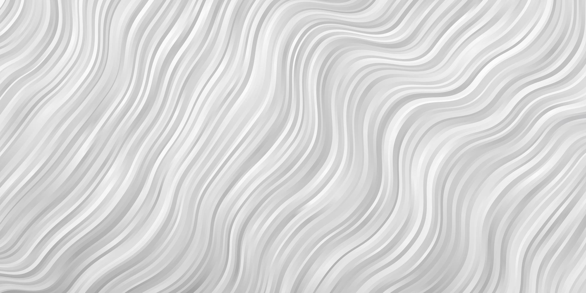 texture vectorielle gris clair avec illustration colorée de lignes tordues qui se compose de courbes meilleure conception pour votre bannière d'affiche publicitaire vecteur