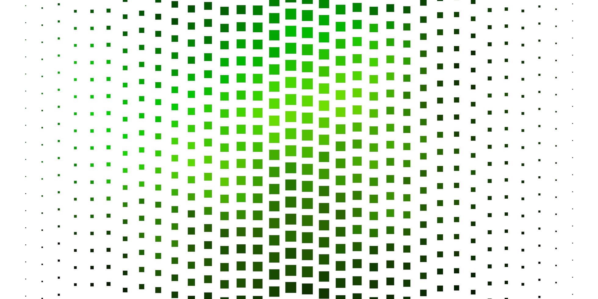 fond de vecteur vert clair avec illustration de dégradé abstrait rectangles avec motif de rectangles colorés pour les pages de destination des sites Web