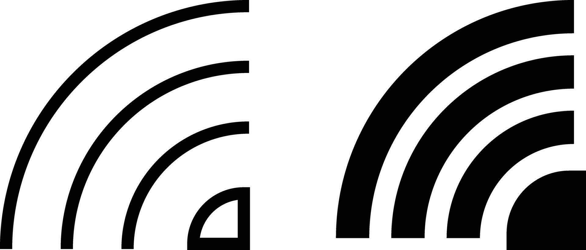 Wifi icône feuille, Facile branché plat style ligne et solide isolé vecteur illustration sur blanc Contexte. pour applications, logo, sites Internet, symbole , interface utilisateur, ux, graphique et la toile conception. eps dix.