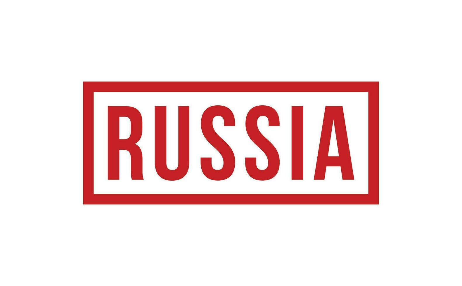 Russie caoutchouc timbre joint vecteur