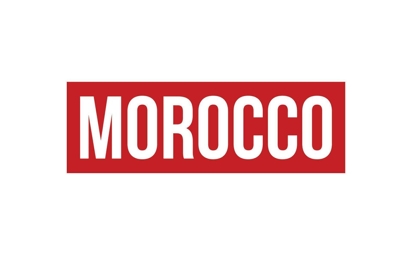 Maroc caoutchouc timbre joint vecteur