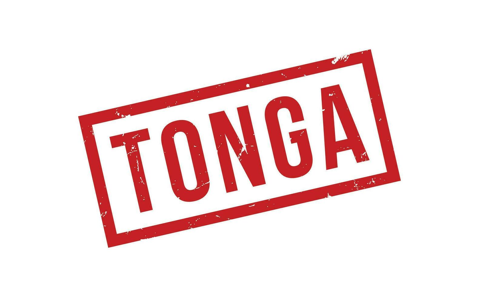 Tonga caoutchouc timbre joint vecteur