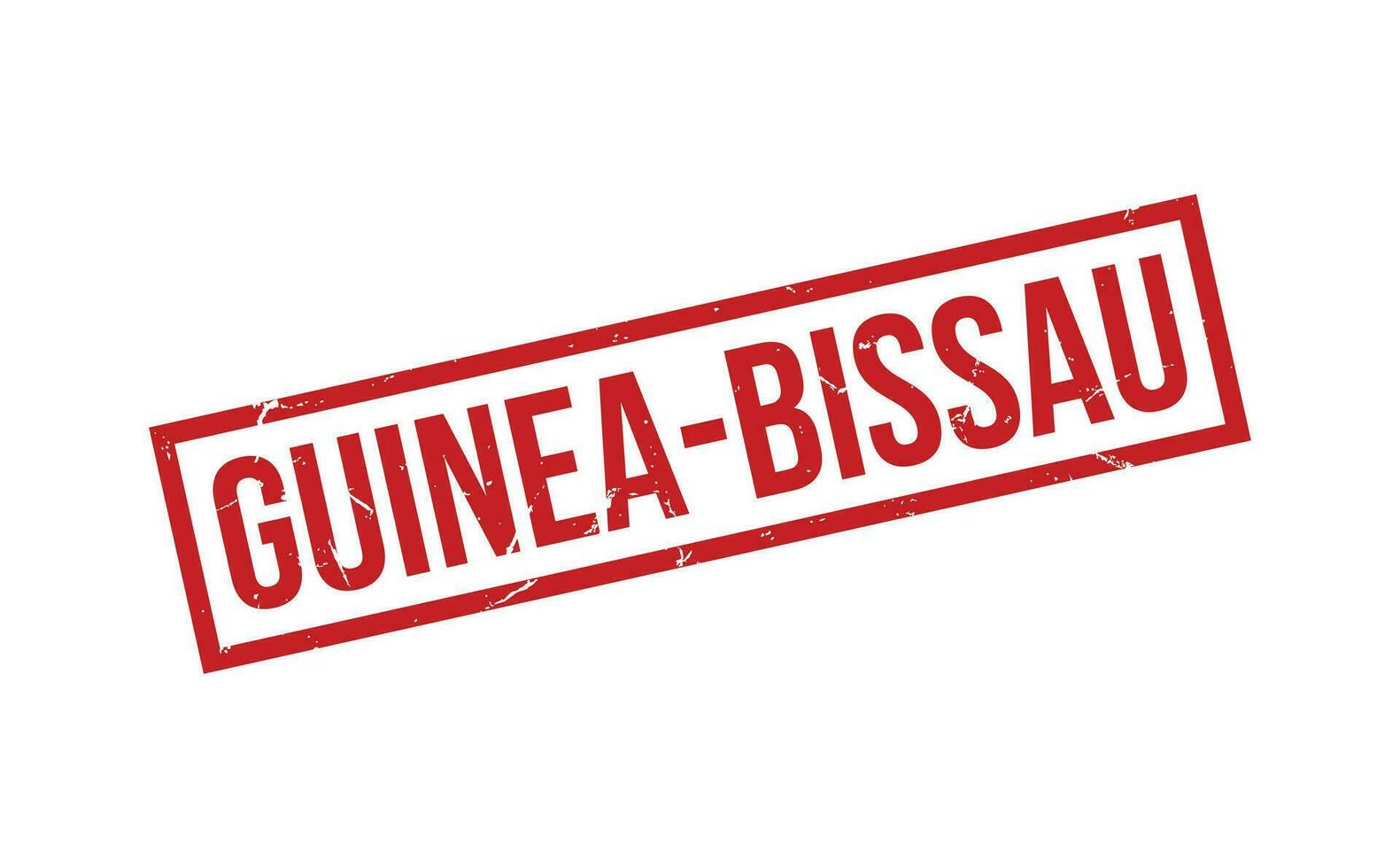 Guinée Bissau caoutchouc timbre joint vecteur