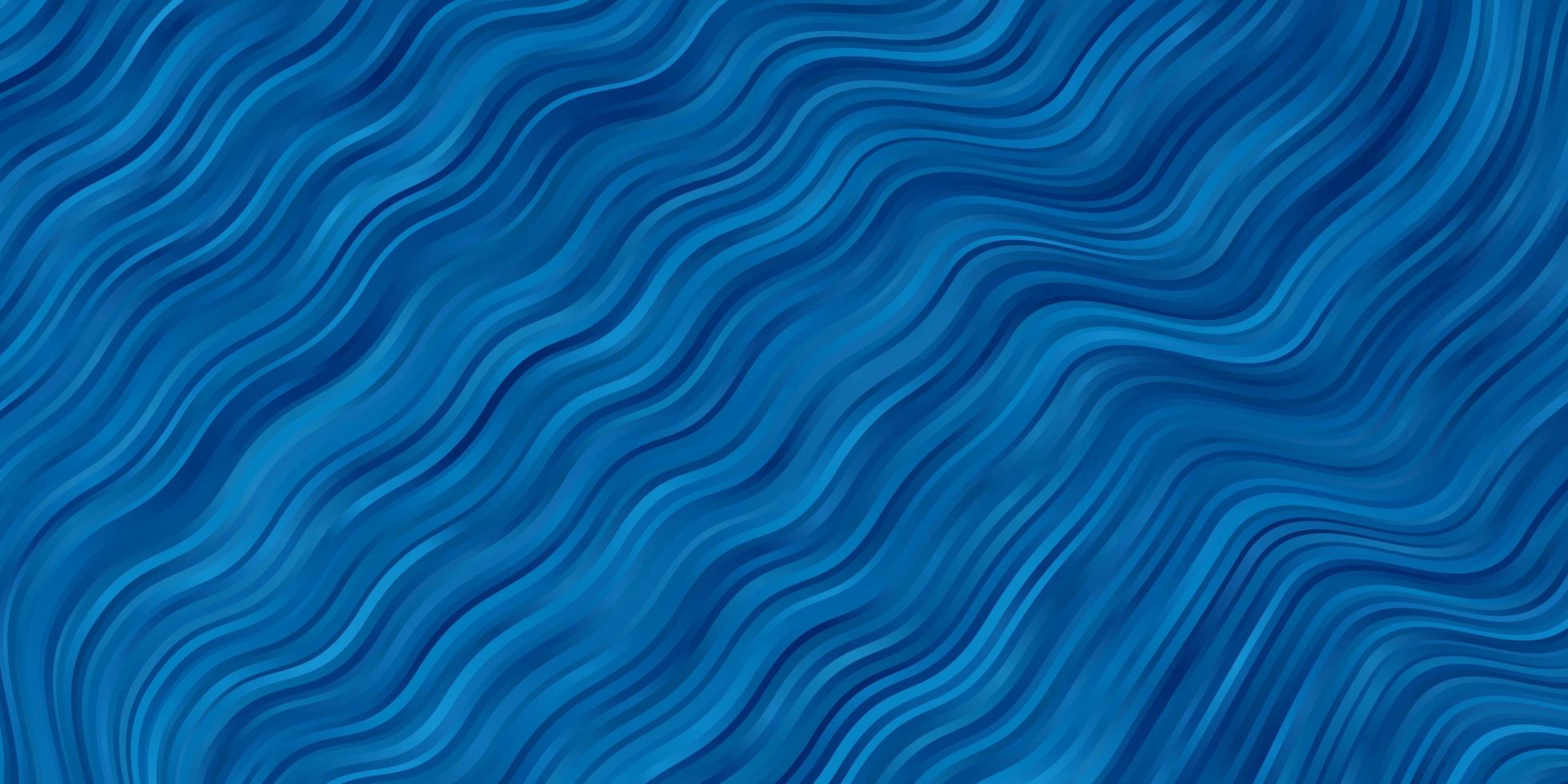 fond de vecteur bleu clair avec des lignes tordues illustration abstraite avec modèle de lignes de dégradé bandy pour la conception de votre interface utilisateur