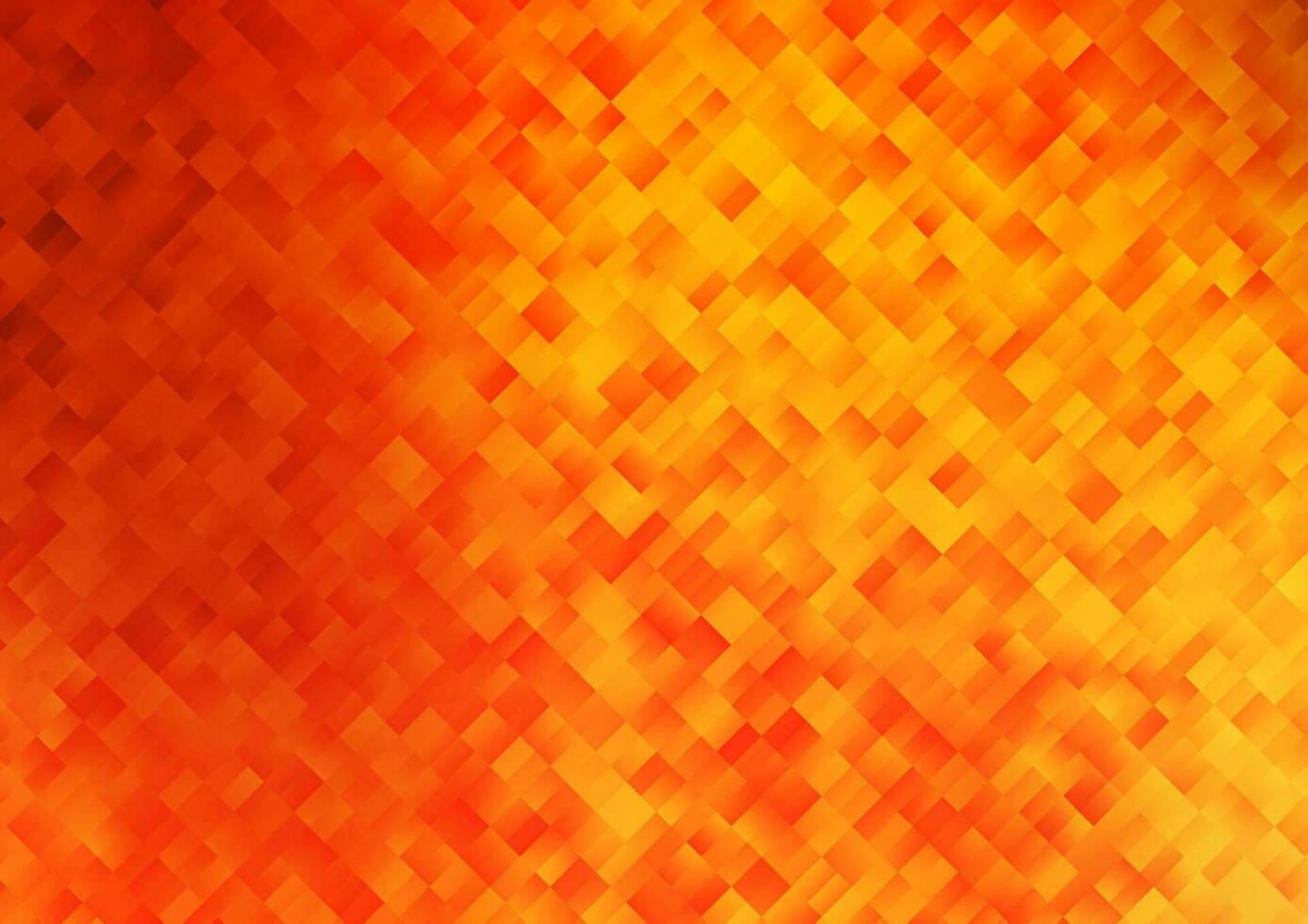 modèle vectoriel jaune clair, orange avec cristaux, rectangles.