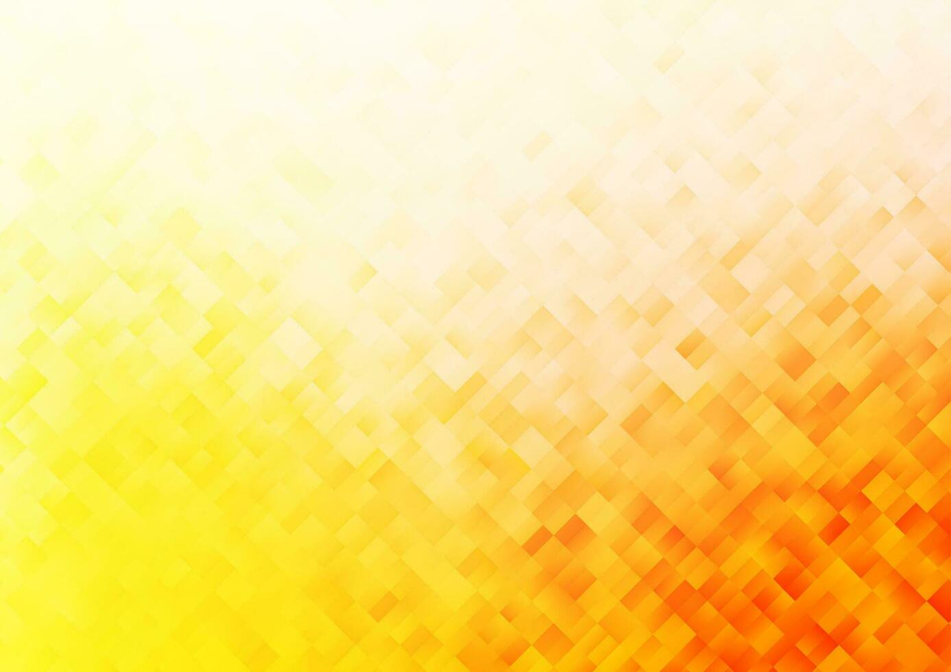 couverture de vecteur jaune clair, orange dans un style polygonal.