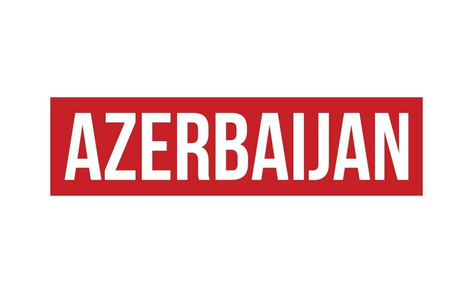 Azerbaïdjan caoutchouc timbre joint vecteur