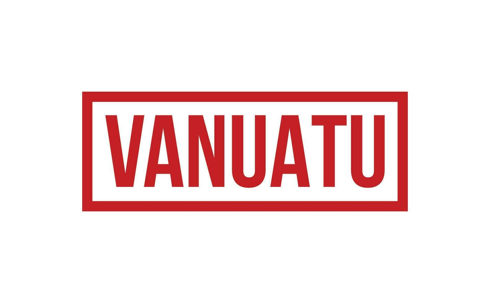 Vanuatu caoutchouc timbre joint vecteur