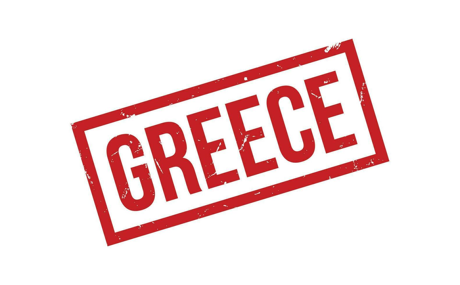 Grèce caoutchouc timbre joint vecteur