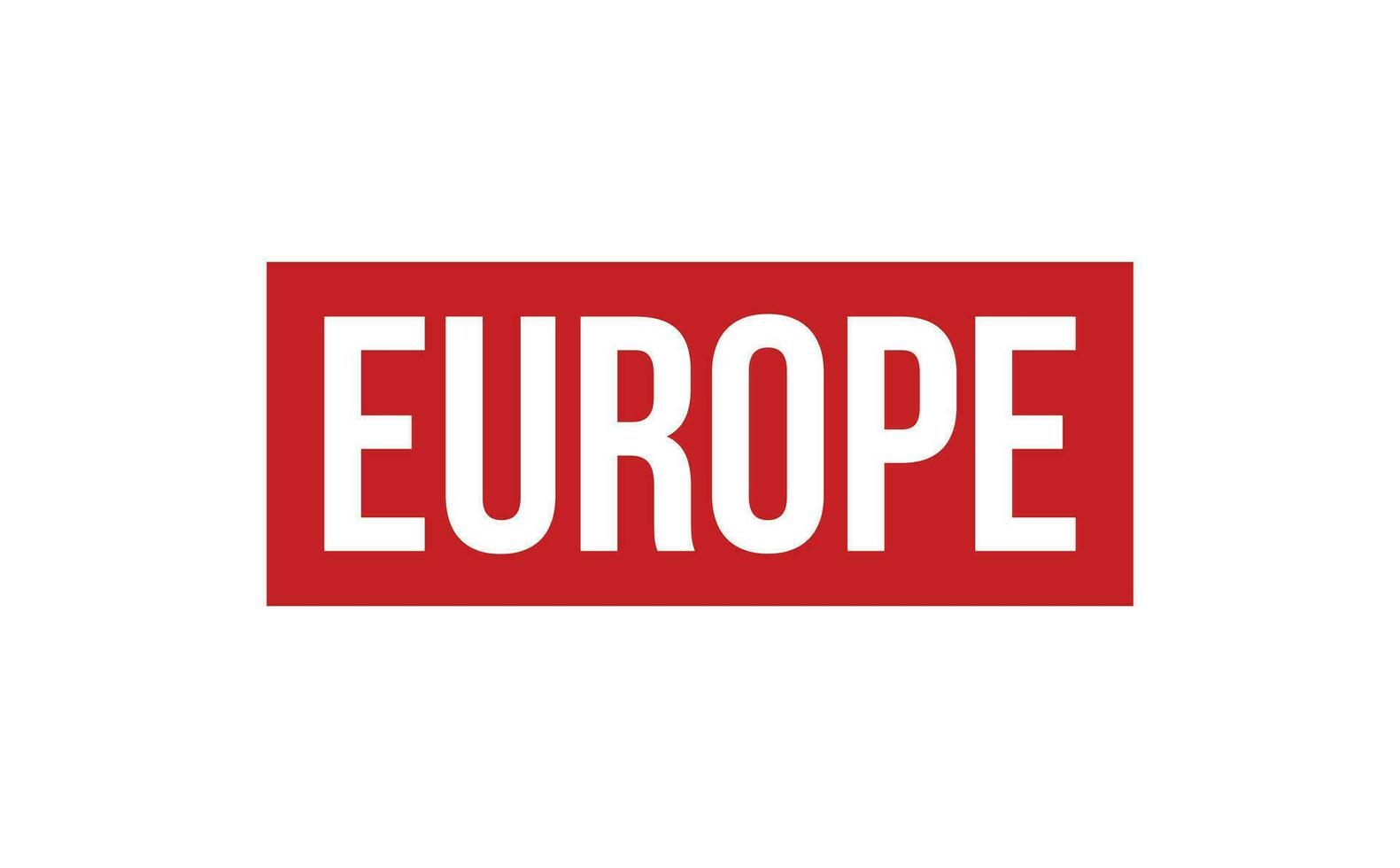 L'Europe  caoutchouc timbre joint vecteur