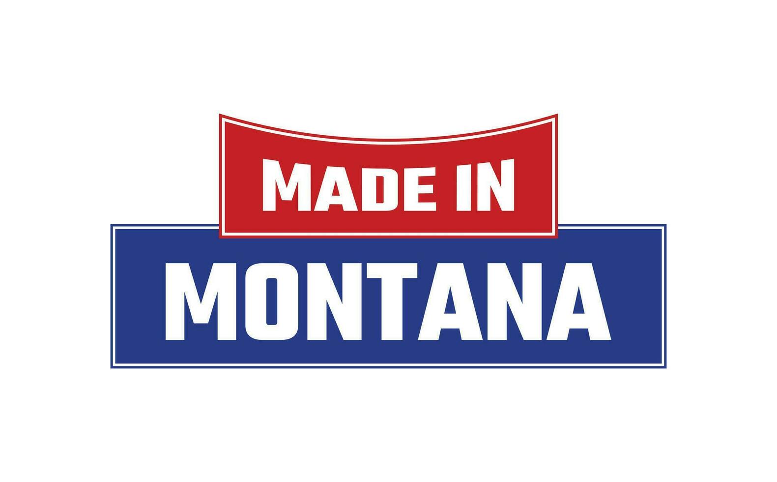 fabriqué dans Montana joint vecteur