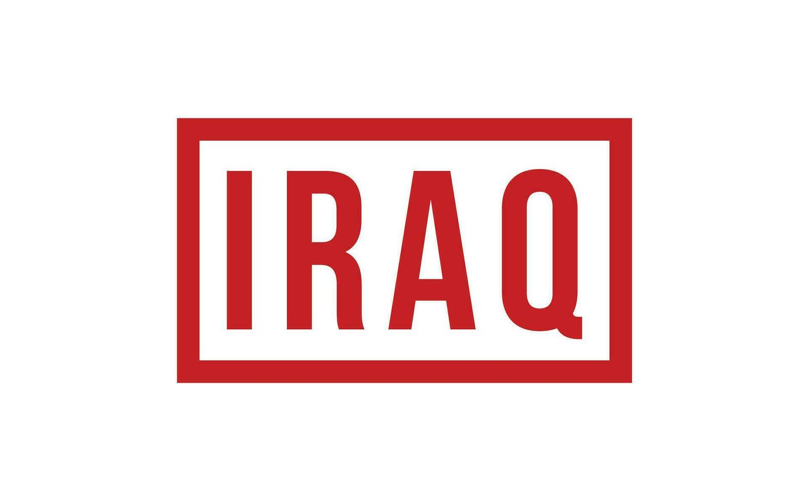 Irak caoutchouc timbre joint vecteur