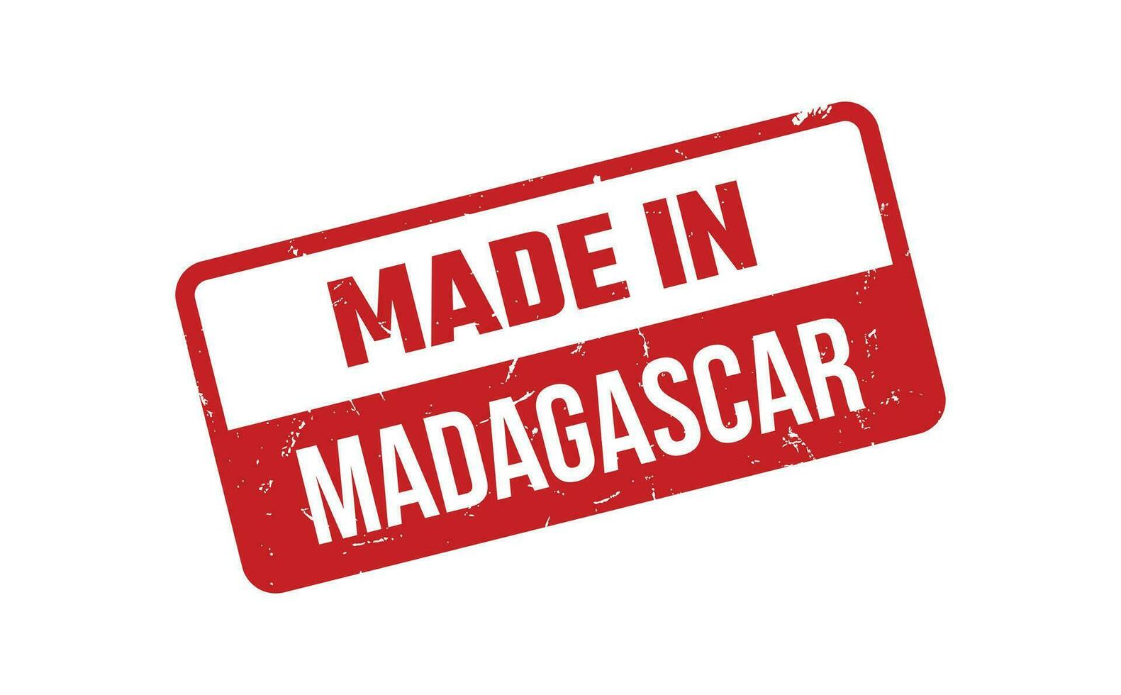 fabriqué dans Madagascar caoutchouc timbre vecteur