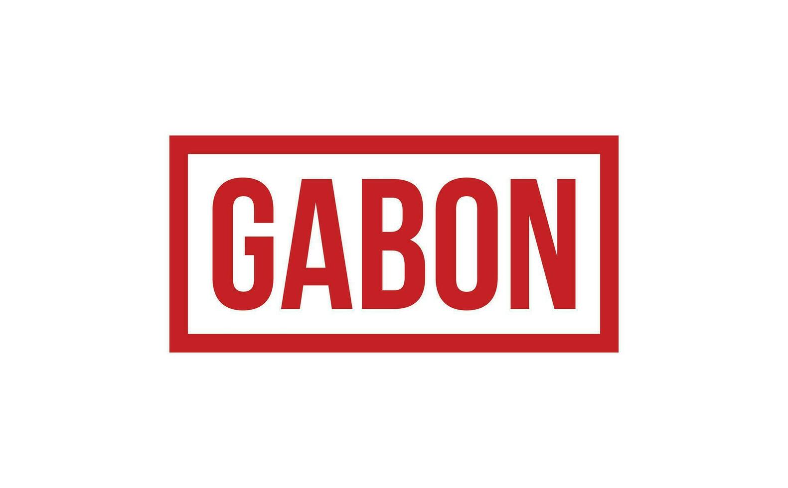 Gabon caoutchouc timbre joint vecteur