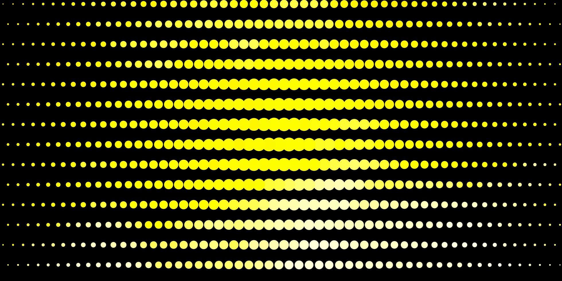 fond de vecteur jaune clair avec des cercles illustration abstraite avec des taches colorées dans le modèle de style nature pour les brochures dépliants