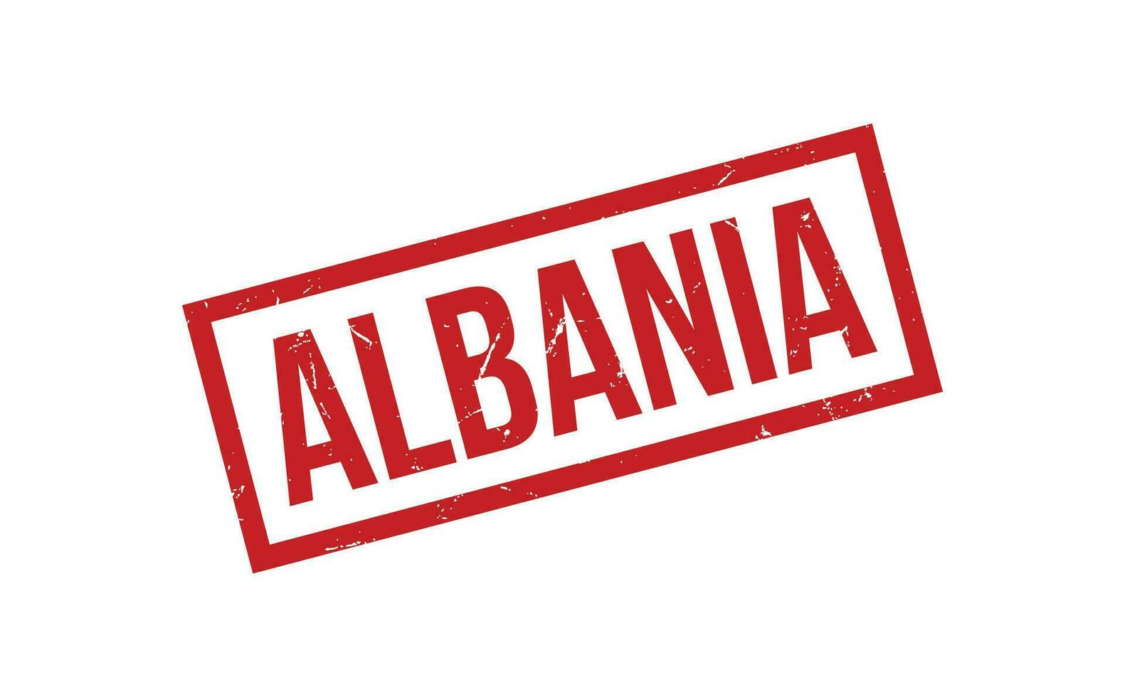 Albanie caoutchouc timbre joint vecteur