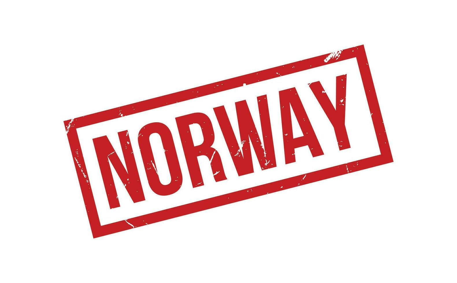 Norvège caoutchouc timbre joint vecteur
