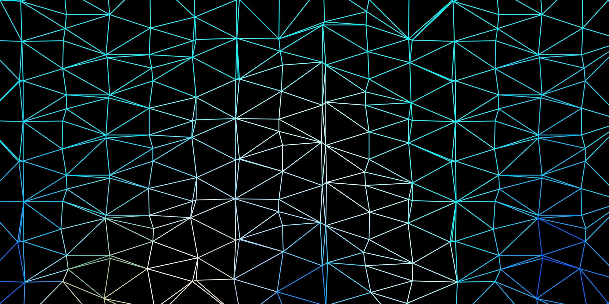 fond d'écran de polygone dégradé vecteur jaune bleu clair