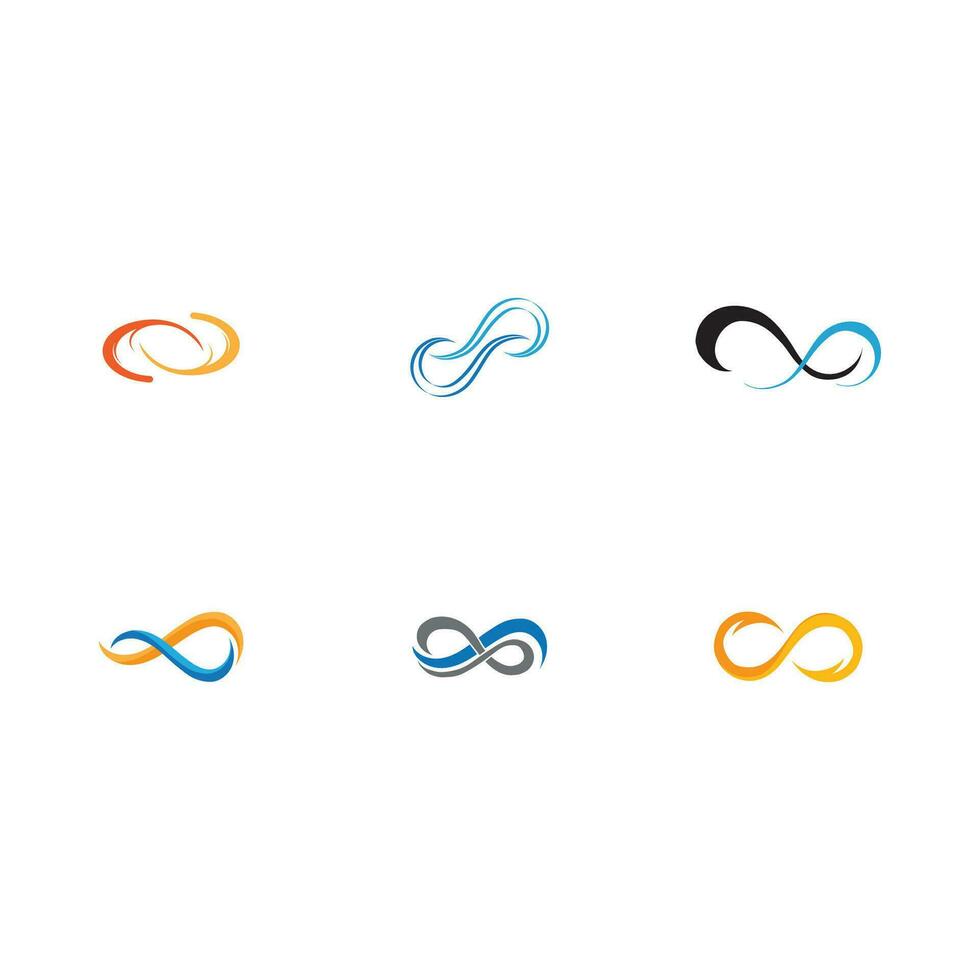 infini logo et symbole vecteur