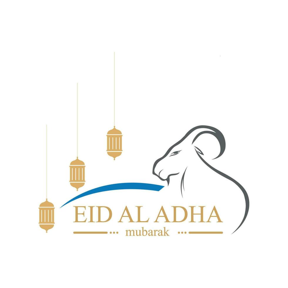 illustration vecteur graphique de eid Al adha logo conception