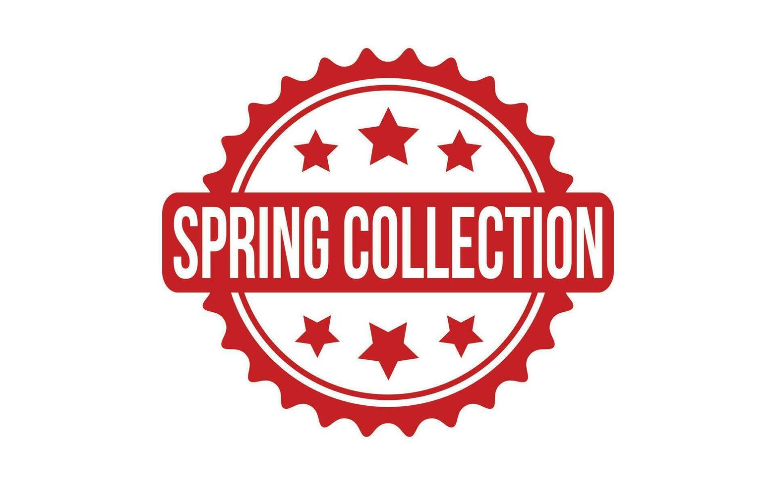 rouge printemps collection caoutchouc timbre joint vecteur