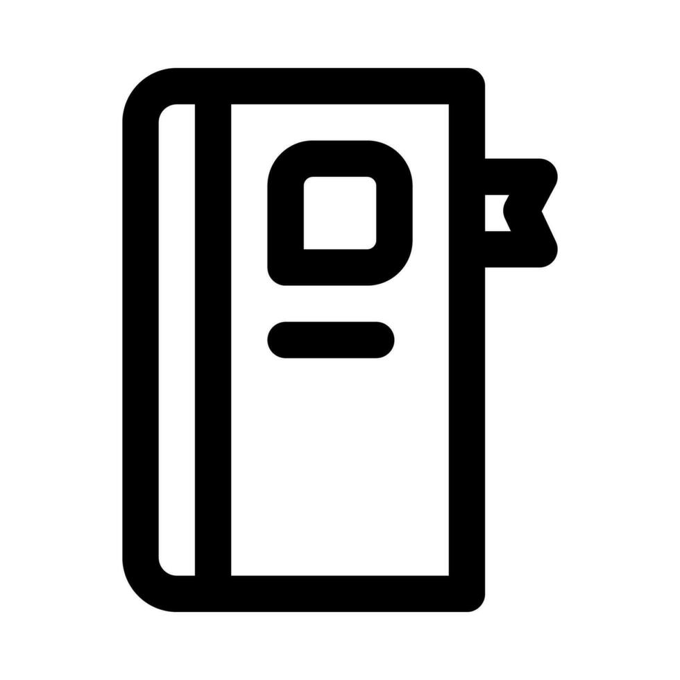 icône de bloc-notes pour votre site Web, mobile, présentation et conception de logo. vecteur