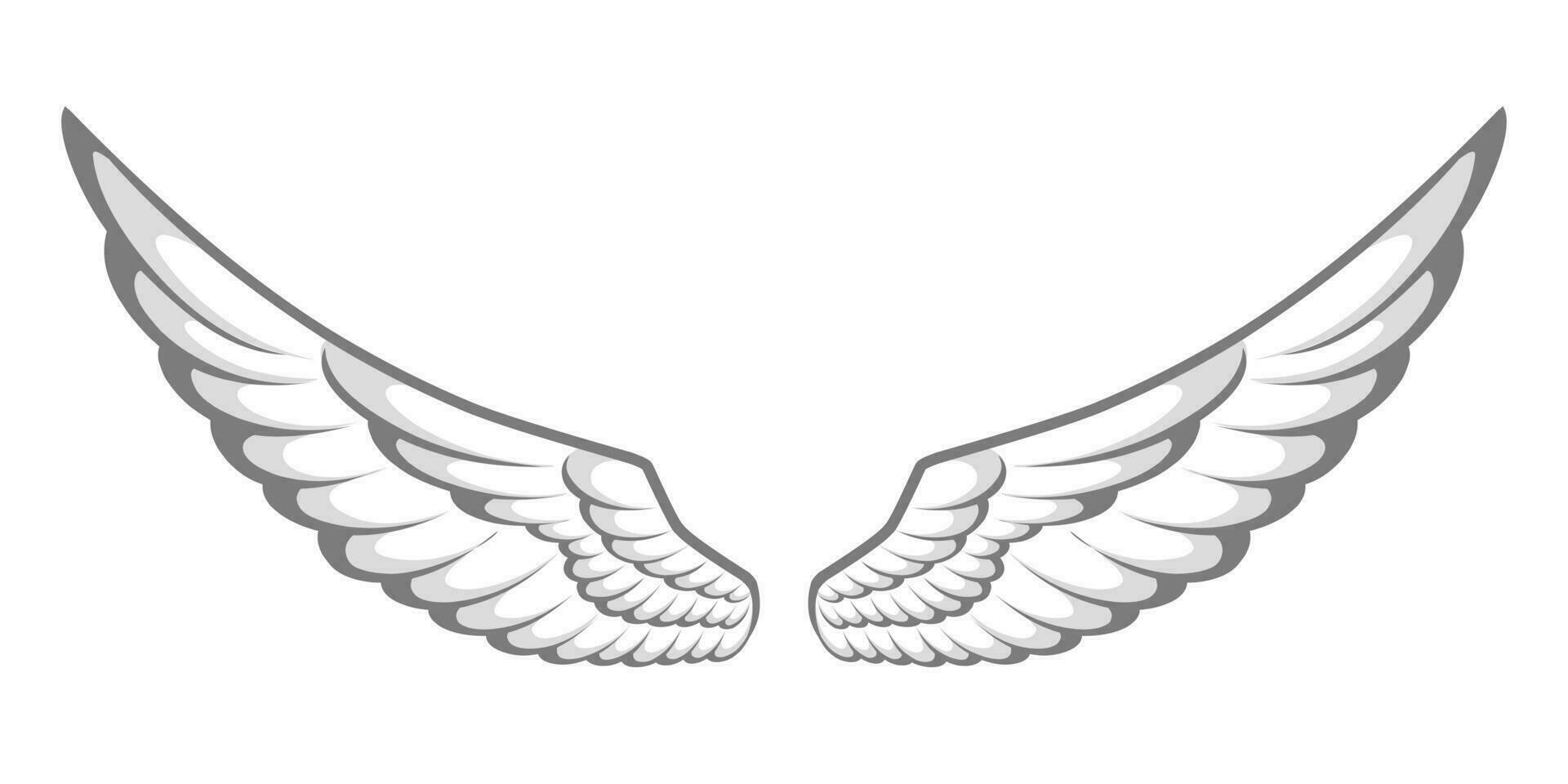 ange ailes icône gratuit vecteur