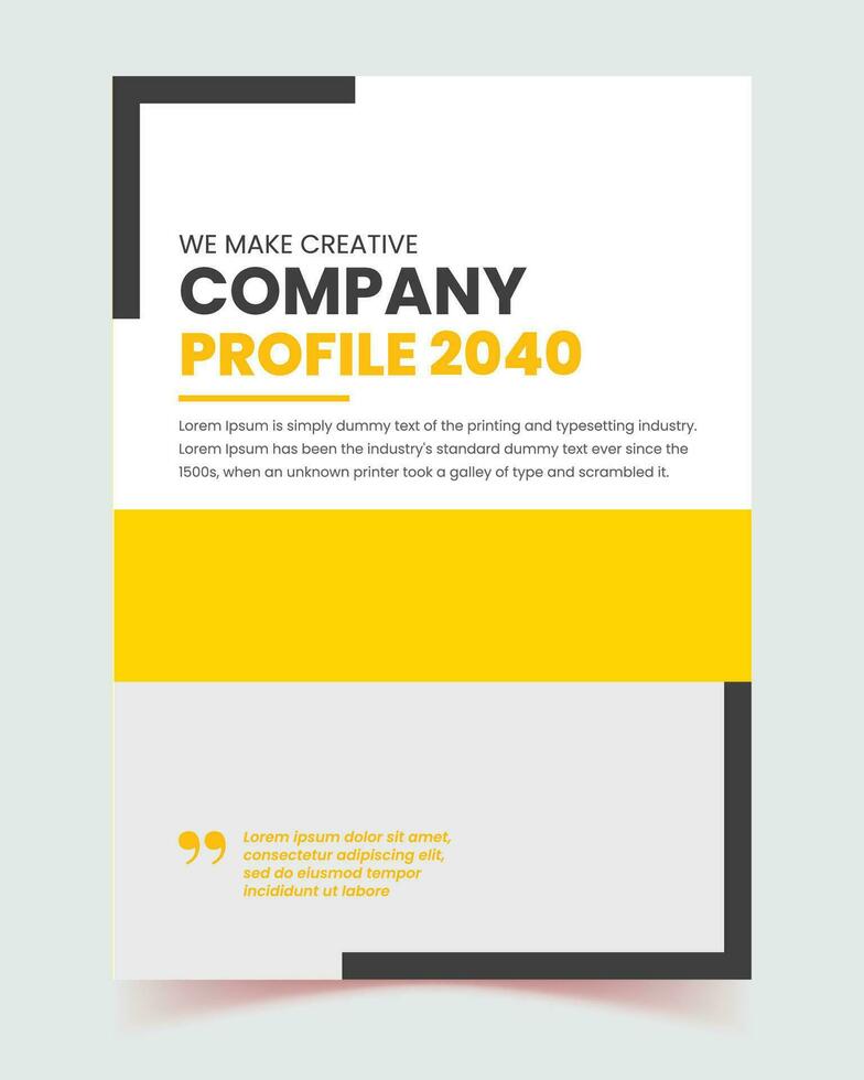 entreprise profil brochure modèle conception, rapport, couverture, affiche, entreprise entreprise, page, minimal affaires brochure modèle conception ensemble, prospectus ensemble. vecteur